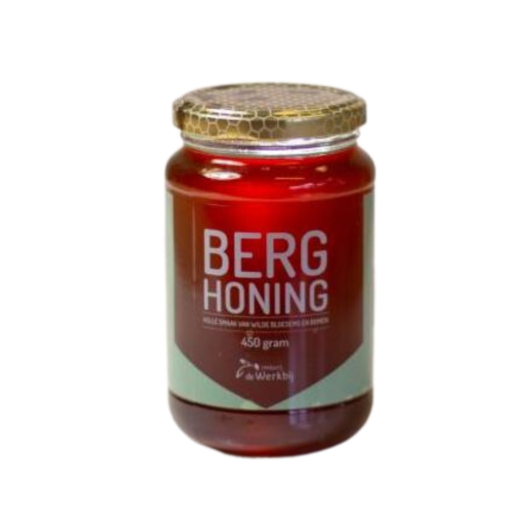 Berghoning in een glazen pot van 450 gram