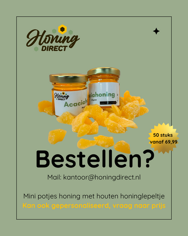 Honing bedankjes / honingpotjes Honing bedankjes / honingpotjes