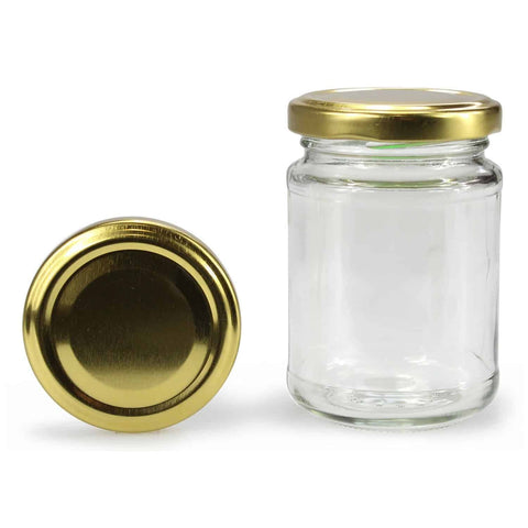 Ronde glazen potje 120 gram Ronde glazen potje 120 gram