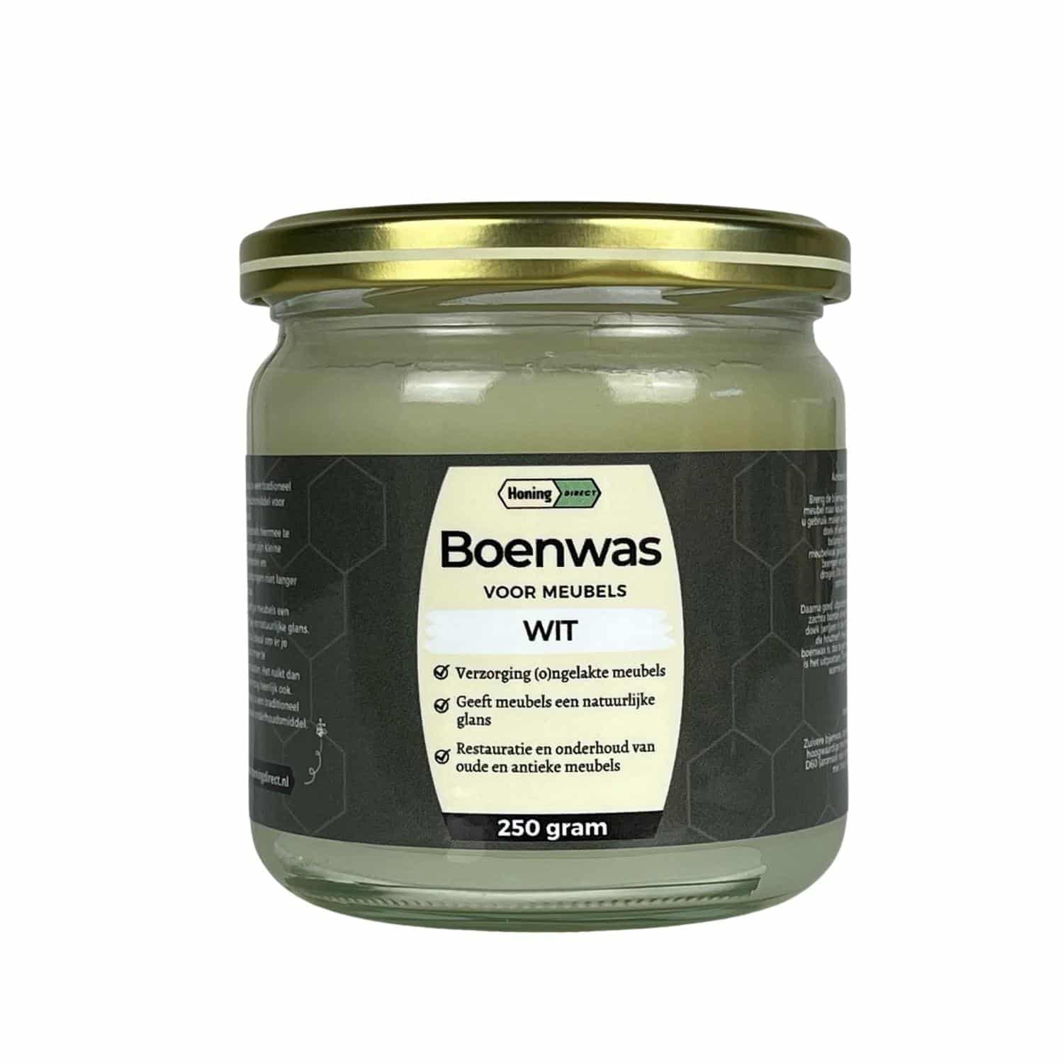 Bijen boenwas in de kleur wit Bijen boenwas in de kleur wit