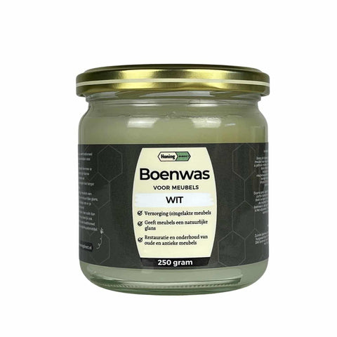 Bijen boenwas in de kleur wit Bijen boenwas in de kleur wit