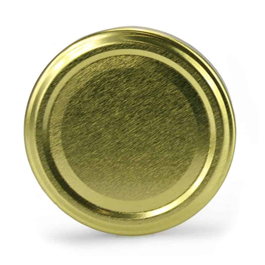 Gouden deksel voor ronde potjesac Gouden deksel voor ronde potjesac