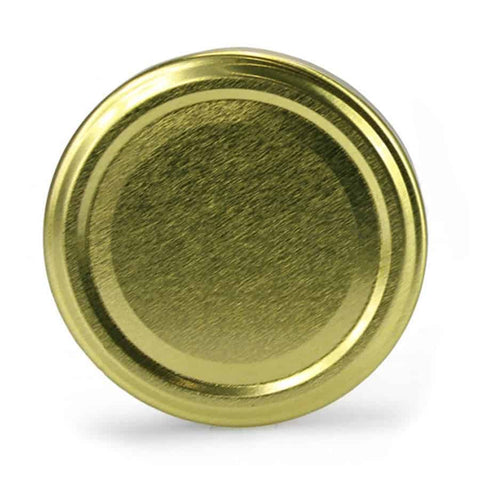 Gouden deksel voor ronde potjesac Gouden deksel voor ronde potjesac