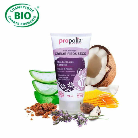Voetencreme op basis van propolis in sfeer Voetencreme op basis van propolis in sfeer