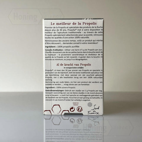 Kauwpropolis - 100% pure propolis in staafjes voor mondverzorging - Honingdirect Kauwpropolis - 100% pure propolis in staafjes voor mondverzorging - Honingdirect