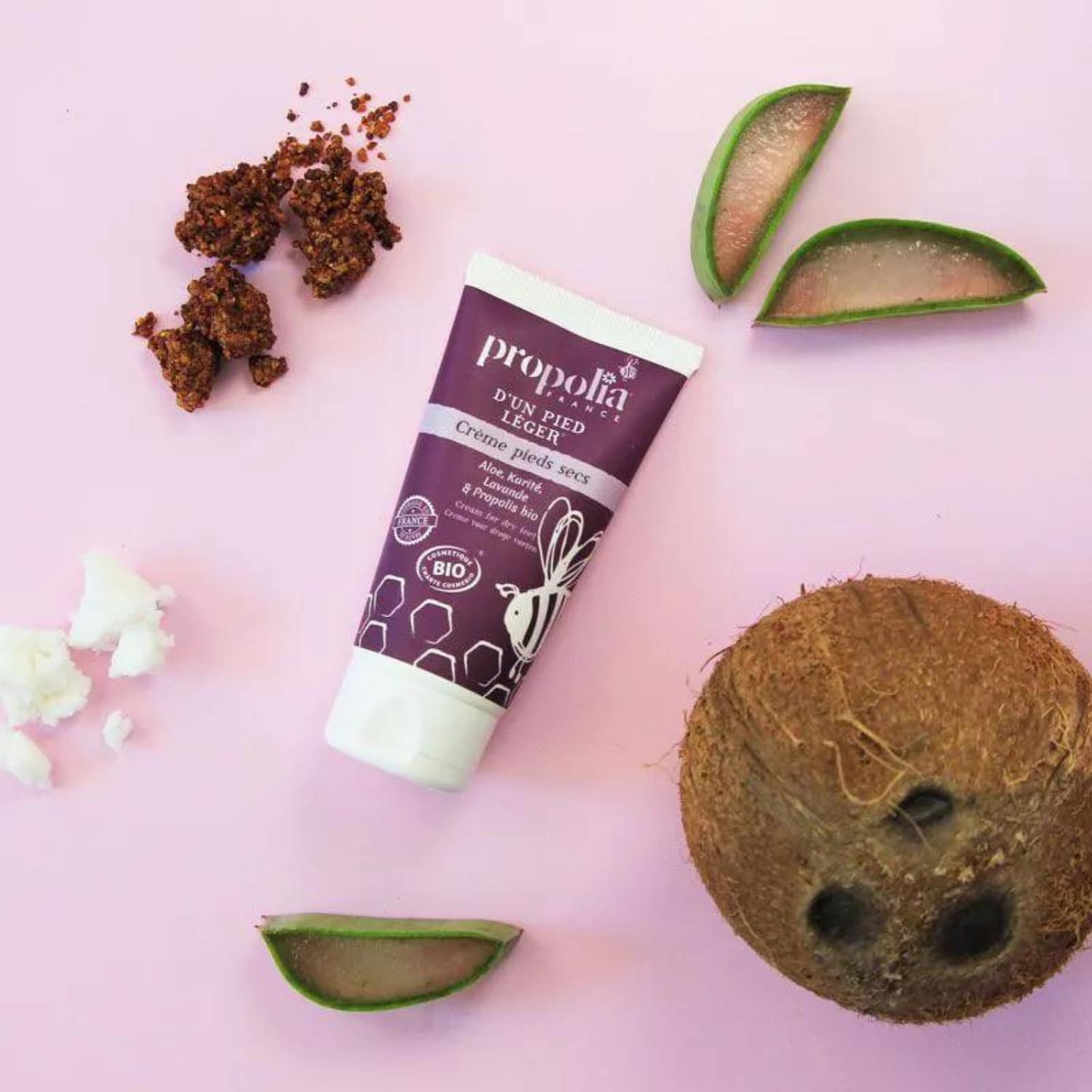 Creme voor droge voeten op basis van propolis Creme voor droge voeten op basis van propolis