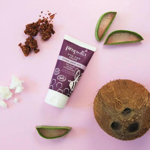 Creme voor droge voeten op basis van propolis Creme voor droge voeten op basis van propolis