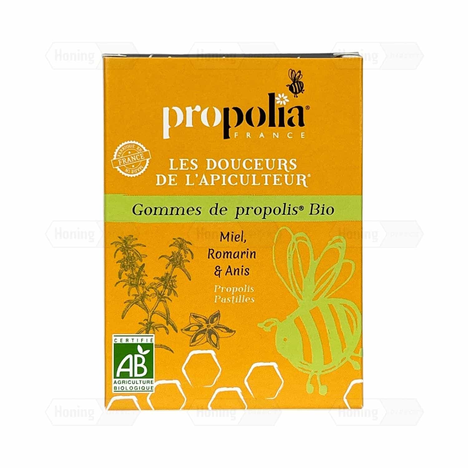 Propolis pastiles met honing, rozemarijn en anijs Propolis pastiles met honing, rozemarijn en anijs