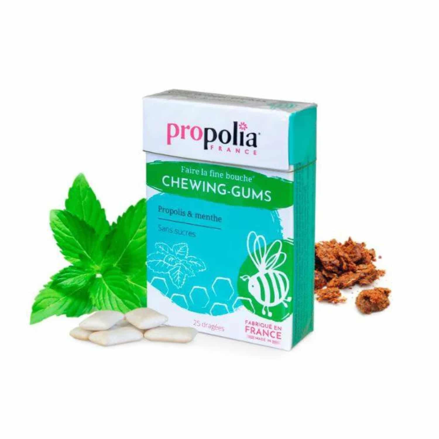 Propolis kauwgom met muntsmaak Propolis kauwgom met muntsmaak