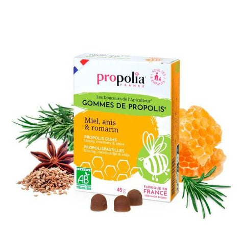 Propolis pastiles honing en rozemarijn Propolis pastiles honing en rozemarijn