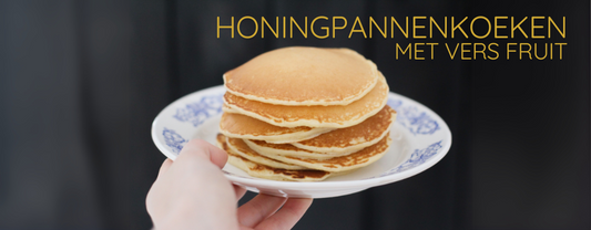🥞 Honingpannenkoeken met vers fruit