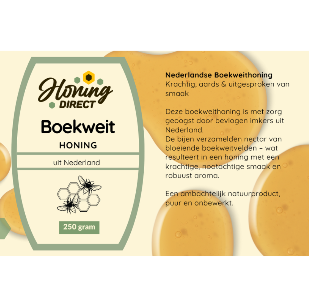 Boekweithoning 250g - uit Nederland