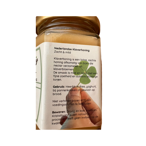 Klaverhoning 250g - zacht en mild van smaak
