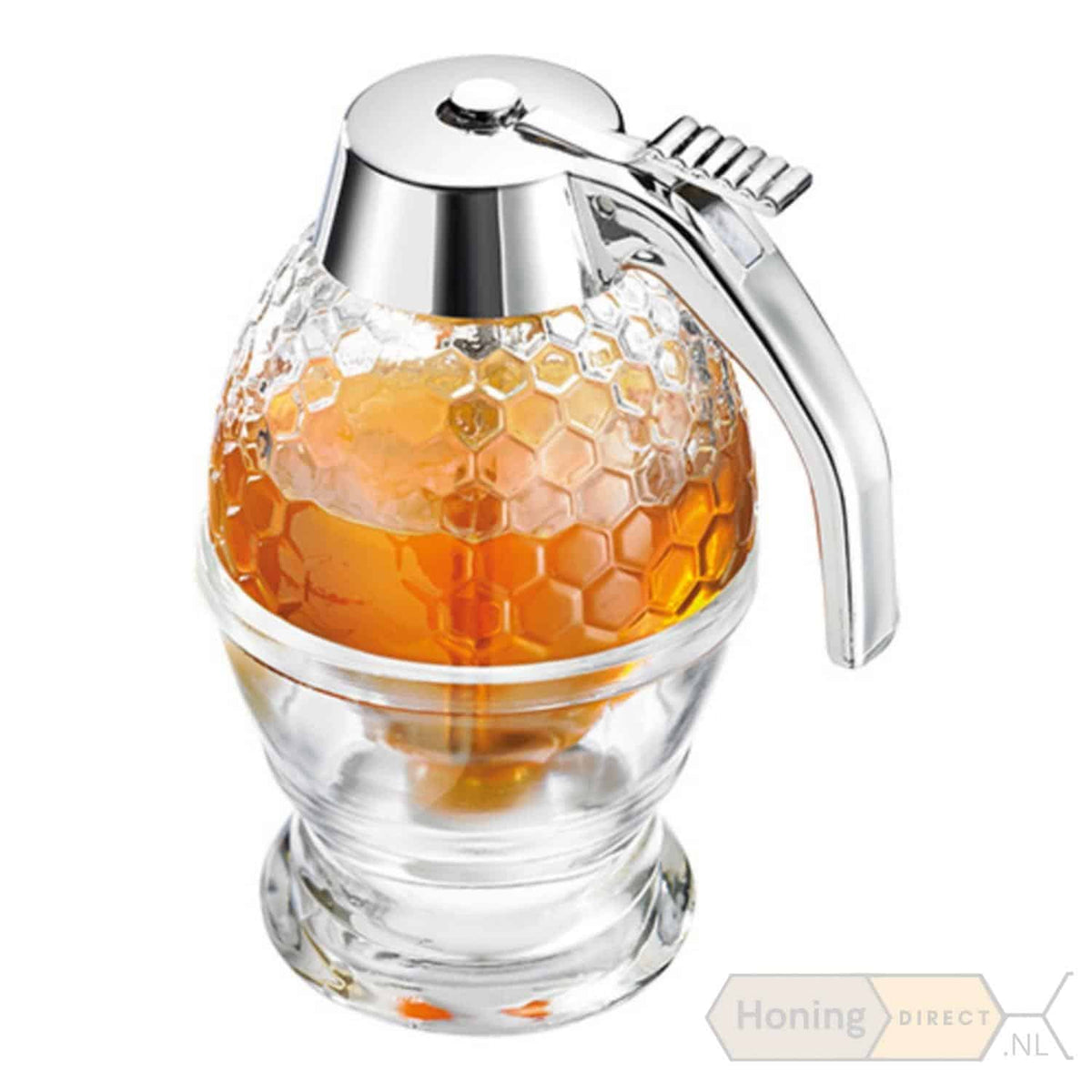 Vooraanzicht van de Acrylic honing dispenser