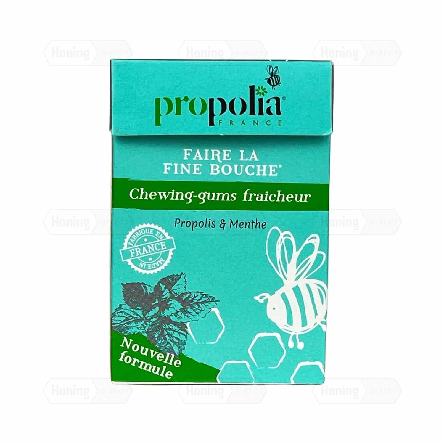 Natuurlijke kauwgom met propolis en mint
